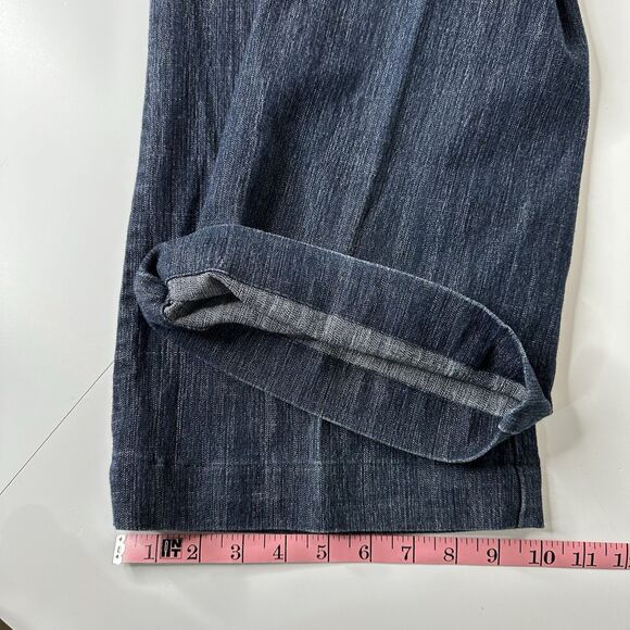 Willi Smith Wide Leg Denim Jeans Sz 12 Jeans Elastic Back Business Casual Vtg - Picture 9 of 15
